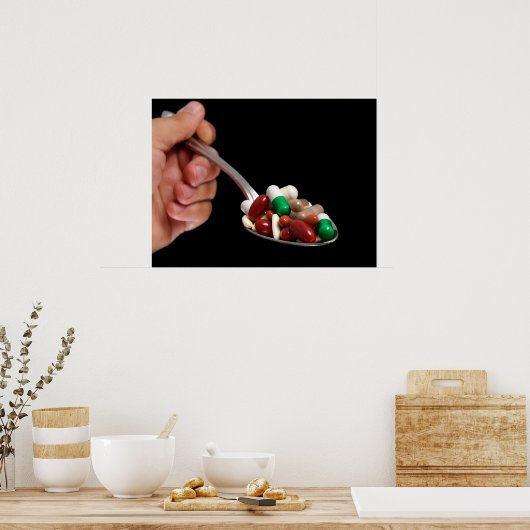 Überdosierungslöffel Poster (Küche)