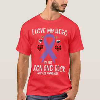 Überdosis-Bewusstsein Ich liebe Hero zum Mond und  T-Shirt