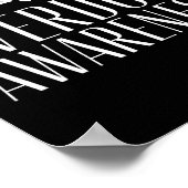 Überdosis-Bewusstsein Lila Poster (Ecke)