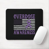 Überdosis-Bewusstseins-Schleife Drogenabhängigkeit Mousepad (Mit Mouse)
