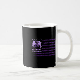 Überdosis-Bewusstseins-Schleifenflagge Vintage Kaffeetasse