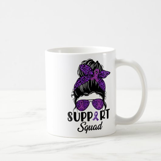 Überdosis-Bewusstseins-Support-Squad Unordentliche Kaffeetasse (Rechts)