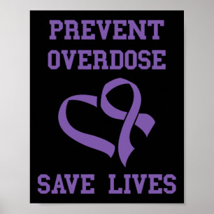 Überdosis-Bewusstseinsmonat Überdosis verhindern L Poster