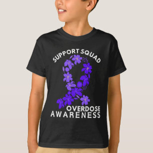 Überdosis-Bewusstseinsmonat Unterstützung Purple S T-Shirt