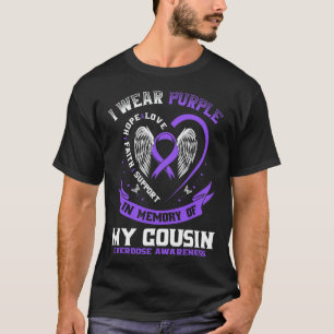 Überdosis-Bewusstseinsshirt in Erinnerung an Cousi T-Shirt