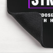 Überdosis Stark - Suchtbewusstsein Mousepad (Ecke)