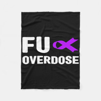 Überdosis - Suchtbewusstsein1 Fleecedecke