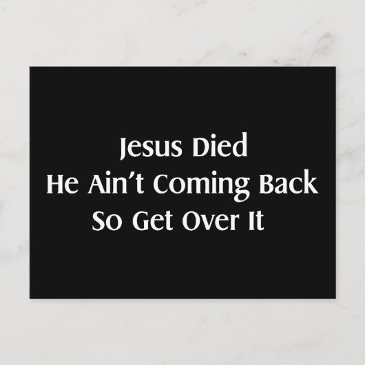 Überdringt es postkarte (Vorderseite)