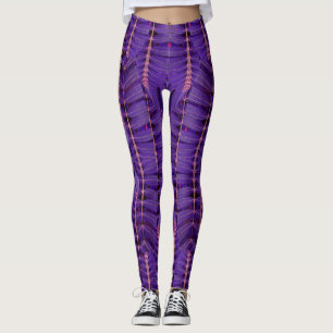 Überdrucke lila Farbe "Ratti_Creative_Arts" Leggings