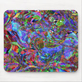 Überdruckfarben Abstrakt Mousepad (Vorne)