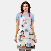 Überdruckmittel für Super-Mama Schürze (Getragen)