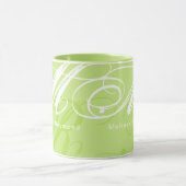 Überdrucktes Monogramm-Überall-Limon Tasse (Zentrum)