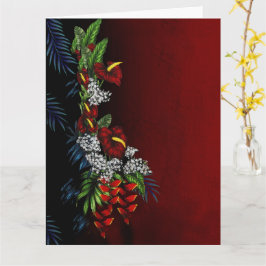 Übereinkommen über die tropische Blume in Hawaii Karte