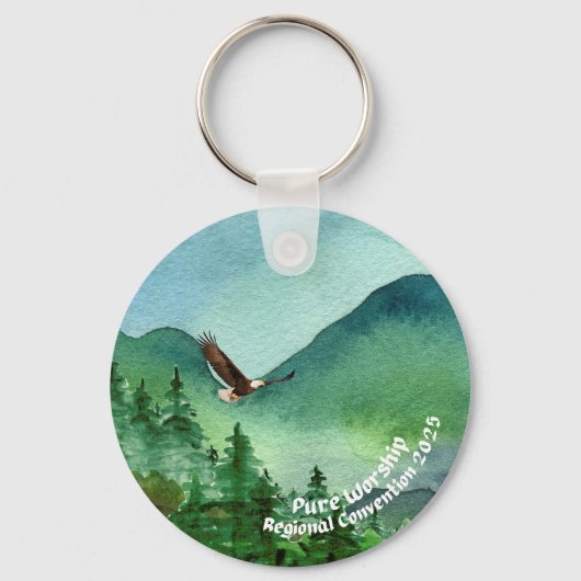 Übereinkommen von JW 2025 Taufe zum Halten von Ges Schlüsselanhänger (Rückseite)