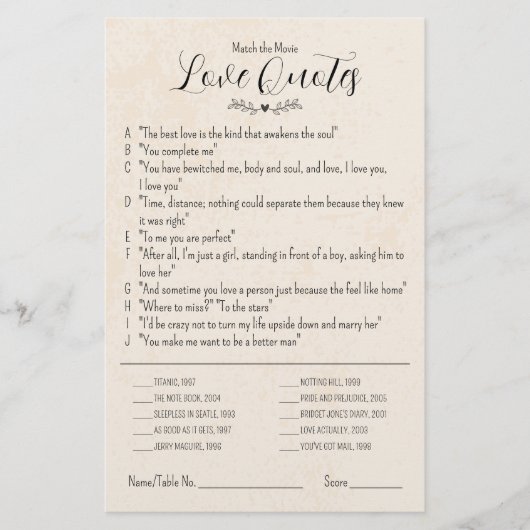 Übereinstimmen mit den Zitaten der Liebe für Hochz (Vorderseite)