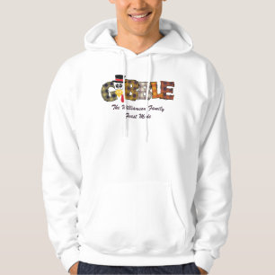 Übereinstimmender Name Thanksgiving Paar Truthahn Hoodie