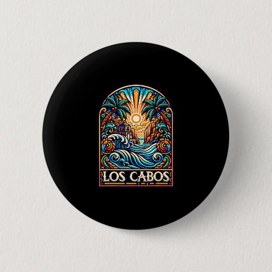 Übereinstimmendes Los Cabos  Button (Vorderseite)