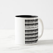 Übereinstimmung ist Cowardly Tasse (VorderseiteRechts)