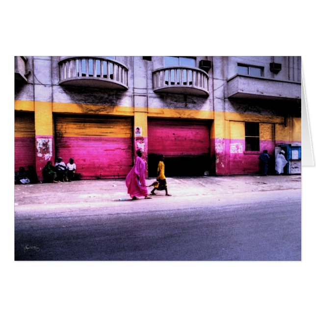 Übereinstimmung mit den Gebäude, Dakar, Senegal (Vorderseite (Horizontal))