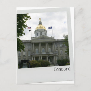 Übereinstimmung, New Hampshire Postkarte