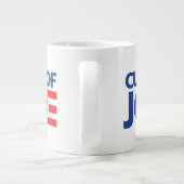 ÜBEREINSTIMMUNG VON JOE 2020 Jumbo-Tasse (Rückseite)