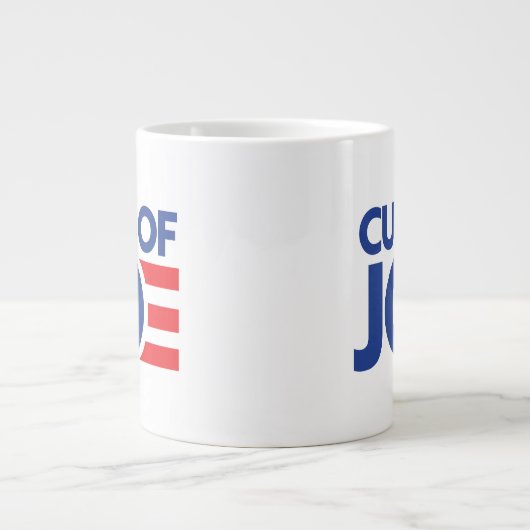 ÜBEREINSTIMMUNG VON JOE 2020 Jumbo-Tasse (Vorderseite)