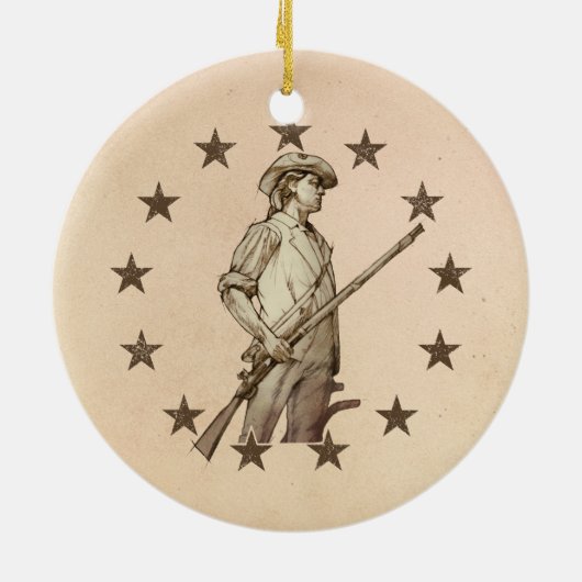 ÜbereinstimmungMinuteman Keramikornament (Hinten)