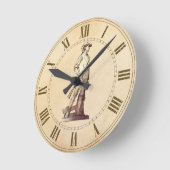 ÜbereinstimmungMinuteman Runde Wanduhr (Winkel)