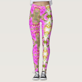 Übereinstimmungs-Traubetradescantia-Blume lgngs Leggings