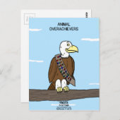 Übererfüllte Tiere Postkarte (Vorne/Hinten)