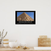 Übererfüllung ist wirklich eine schlechte Idee (S) Poster (Küche)