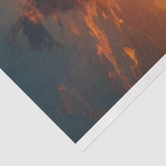 Überexponierte Damendekoupage Seidenpapier (Ausschnitt)