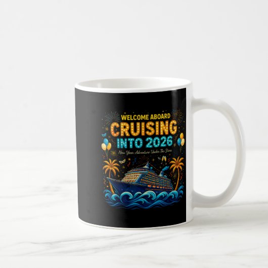 Überfahrt in die Trocal-Neujahrsfeier 2026 Kaffeetasse (Rechts)