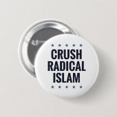 Überfall des radikalen Islam Button (Vorne & Hinten)