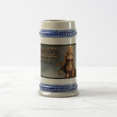 Überfall-Süchtig-Bier Stein Bierglas (Mittel)