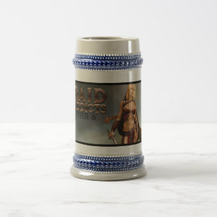 Überfall-Süchtig-Bier Stein Bierglas