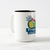 Überfall zweifarbige tasse (Vorderseite Links)