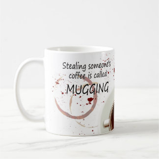 Überfallenwortspiel-Kaffee-Tasse, Kaffeetasse