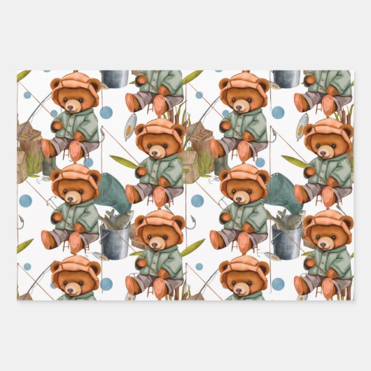 Überfischung Geschenkpapier Set (Vorderseite 2)