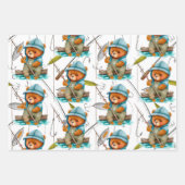 Überfischung Geschenkpapier Set (Vorderseite)