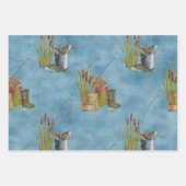 Überfischung Geschenkpapier Set (Vorderseite 3)