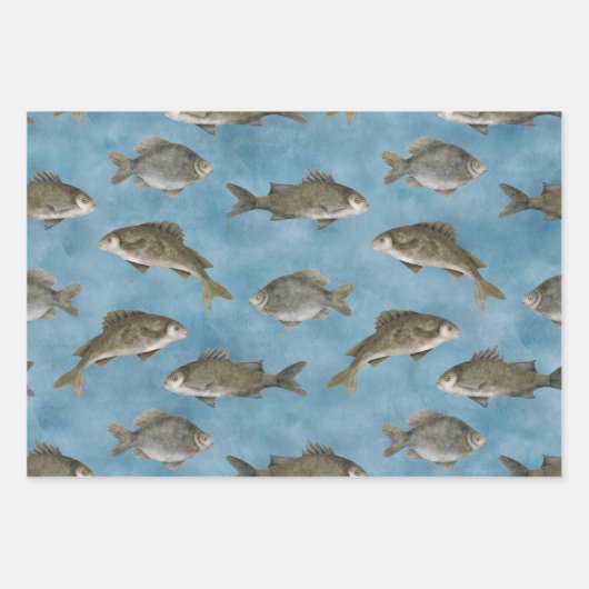 Überfischung Geschenkpapier Set (Vorderseite 2)