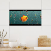 Überfischung Poster (Küche)