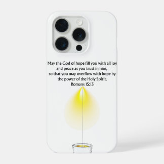 Überfließe von Hoffnung - Römer 15:13 iPhone-Hülle iPhone 15 Pro Hülle