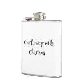 Überfließend mit Charisma Vinyl Wrapped Flask Flachmann (Links)