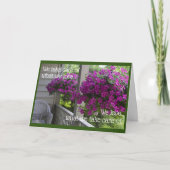 Überfließende Hängekörbe für Ihren süßen Körper Karte (Vorderseite)