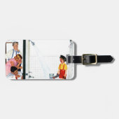 Überfließende Wanne Gepäckanhänger (Vorderseite horizontal)