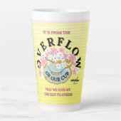 ÜBERFLOW-Tasse von Adiela Akoo Milchtasse (Vorderseite)