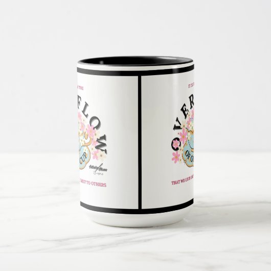 ÜBERFLOW-Tasse von Adiela Akoo Tasse (Zentrum)