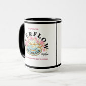 ÜBERFLOW-Tasse von Adiela Akoo Tasse (Vorderseite Links)